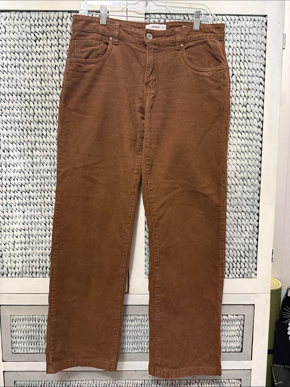 Cotton On women’s Corduroy Jeans - Brown Straight Leg